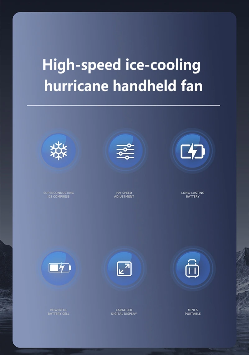 Lenovo Handventilator, Kühlung, Eiskühler, wiederaufladbar – Bild 6