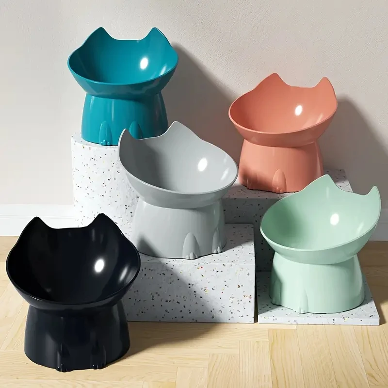 1 Stück WhiskerWare erhöhter Katzennapf, erhöhter Futternapf