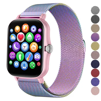 20mm Armband für Amazfit GTS 4/3/2e/Mini/Stratos 3/2 Metall Magnetschleife 22mm Uhrenarmband Amazfit Gtr