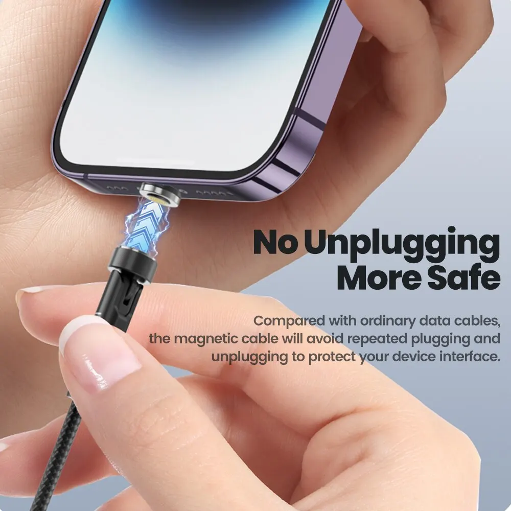Toocki drehen magnetisches USB Typ C Kabel für iPhone 12 x – Bild 4