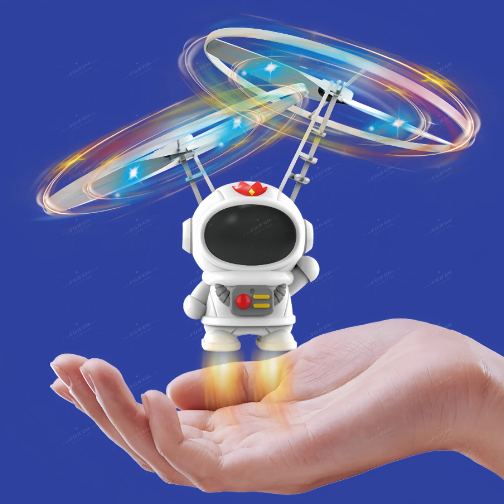Schwebende leuchtende fliegende Roboter Astronaut Spielzeug