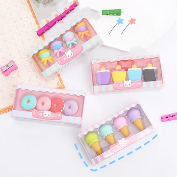 Kawaii Lollipop Sweety Ice Cream Student Briefpapier Schule Bürobedarf Kinder Radiergummis für Kinder