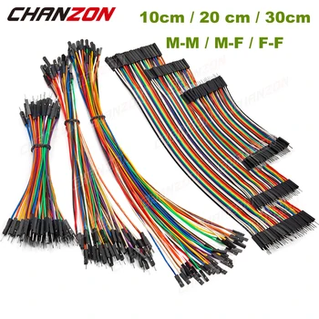 10 cm 20 cm 30 cm Dupont-Kabel, Überbrückungsdraht-Set, männlich, weiblich, 24 AWG