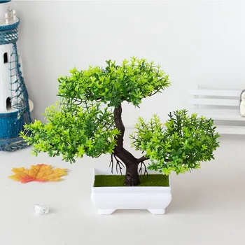 Künstliche Pflanzen Dekoration Topf Bonsai Kleiner Baum Topf Gefälschte Pflanze Topf Zen Garten Ornamente