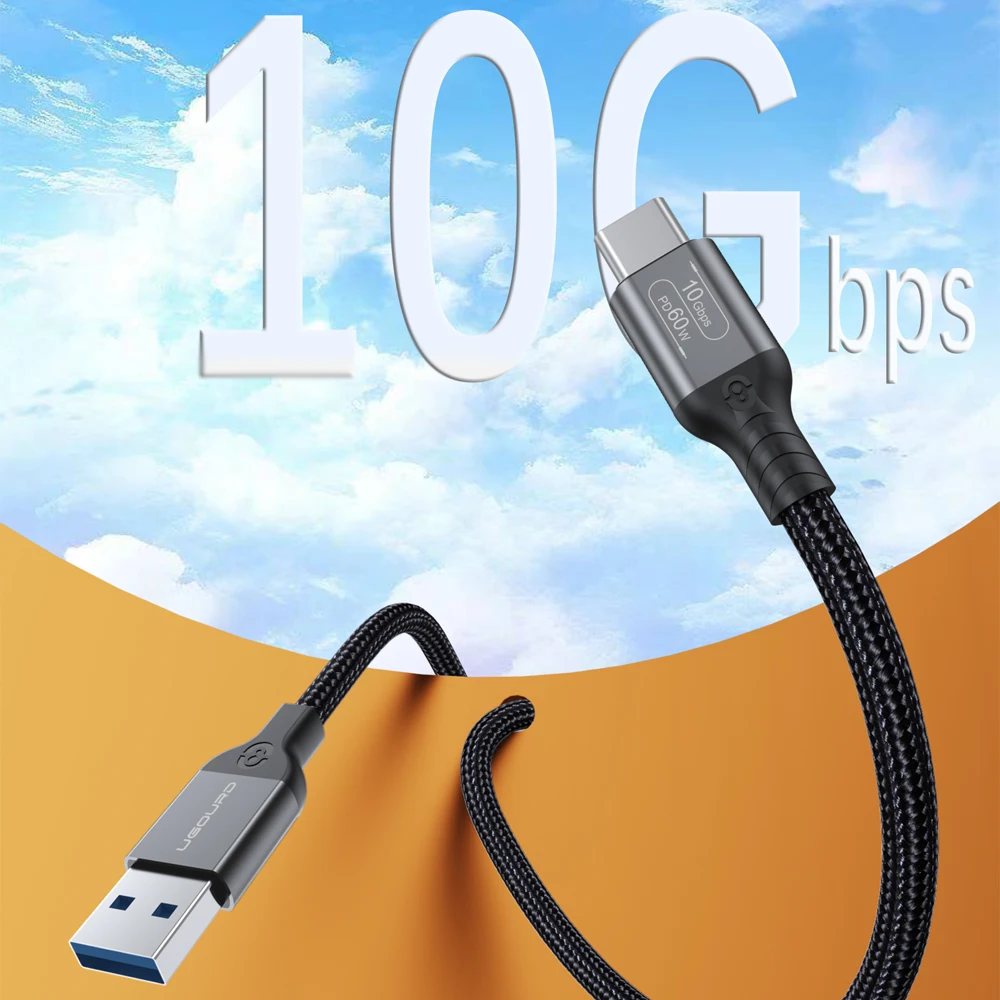 USB3.2 USB3.1 Gen2 10 Gbit/s Kabel USB-A auf USB Typ C Kabel – Bild 2