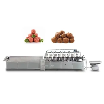 Automatische Fleischverarbeitungsmaschinen Fleischbällchen-Produktionslinie/Maschine/Fischbällchen-Herstellung