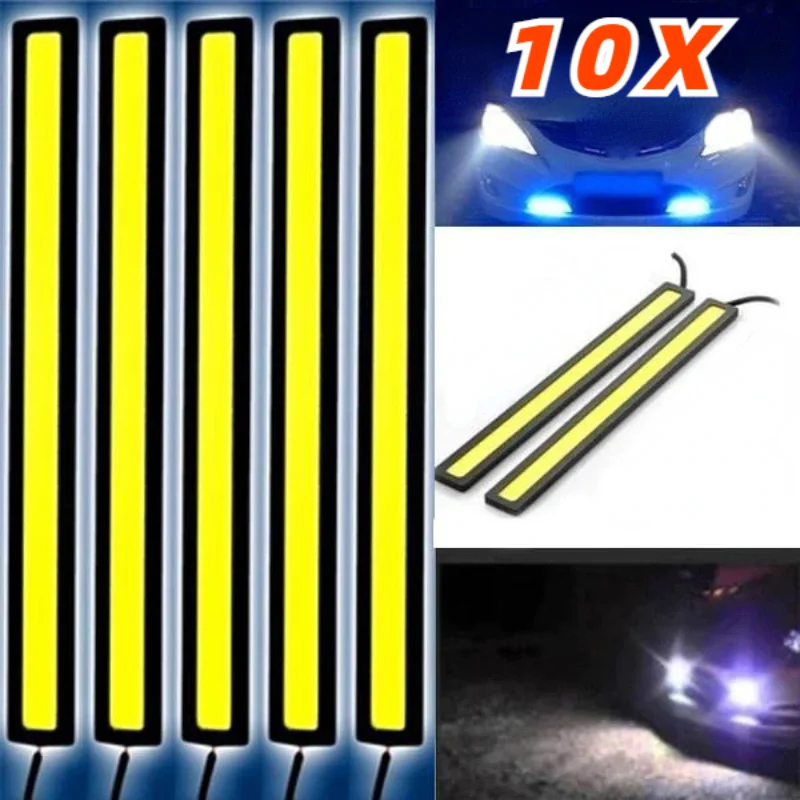 10PCS 17CM LED DRL Wasserdichte Fahren Tagfahrlicht Streifen