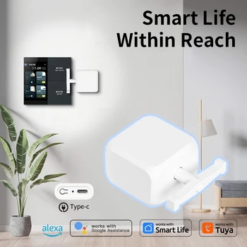 Smart Tuya Rocker Schalter Finger Roboter Bluetooth Mesh Einstellbare Arm Schalter Drücken Fingerbot