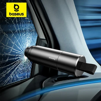 Baseus Auto Fenster Glas Breaker Sicherheit Hammer Sitz Gürtel Cutter Auto Leben-Saving Flucht Notfall