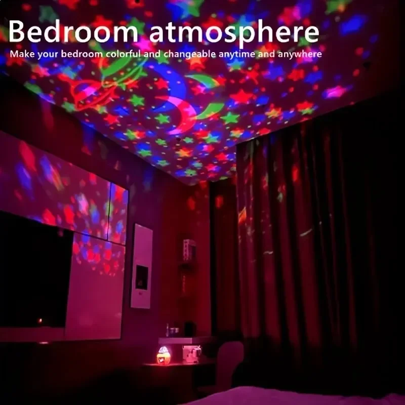 LED Sternenhimmel Nachtlichter USB Projektor Lampe Magic Ball – Bild 4