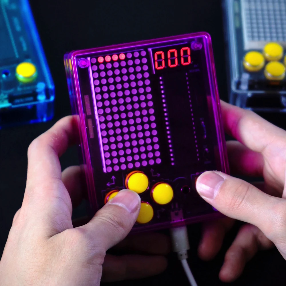 7-Pixel-Spielekonsole, elektronische DIY-Kits, Muyu Handheld – Bild 2