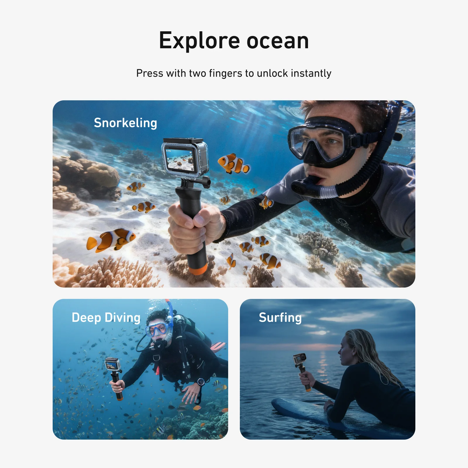TELESIN Wasserdichtes Gehäuse für DJI OSMO Action 6 – Bild 4