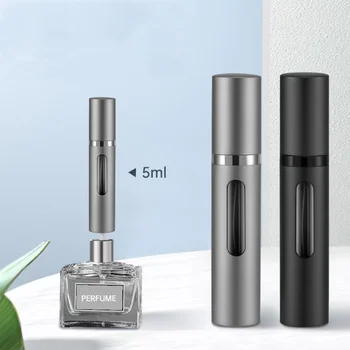 8 ml nachfüllbare Parfümflasche aus Glas mit Sprühduftpumpe, tragbare Reise, leere Kosmetikbehälter