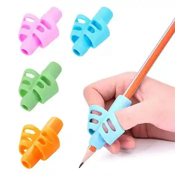 Kinder Schreiben Bleistift Pan Halter Kinder Lernen Praxis Silikon Stift Hilfe Grip Haltung Korrektur Gerät