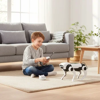 Ferngesteuerter Roboterhund Intelligenter RC Bionischer Welpe Programmierbares Elektronisches Haustier