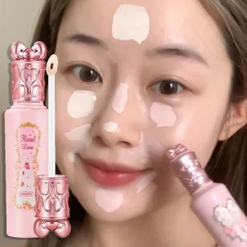 Rosa flüssiger Concealer-Stick, feuchtigkeitsspendend, wasserdicht, aufhellend, Concealer-Creme, dauerhafte