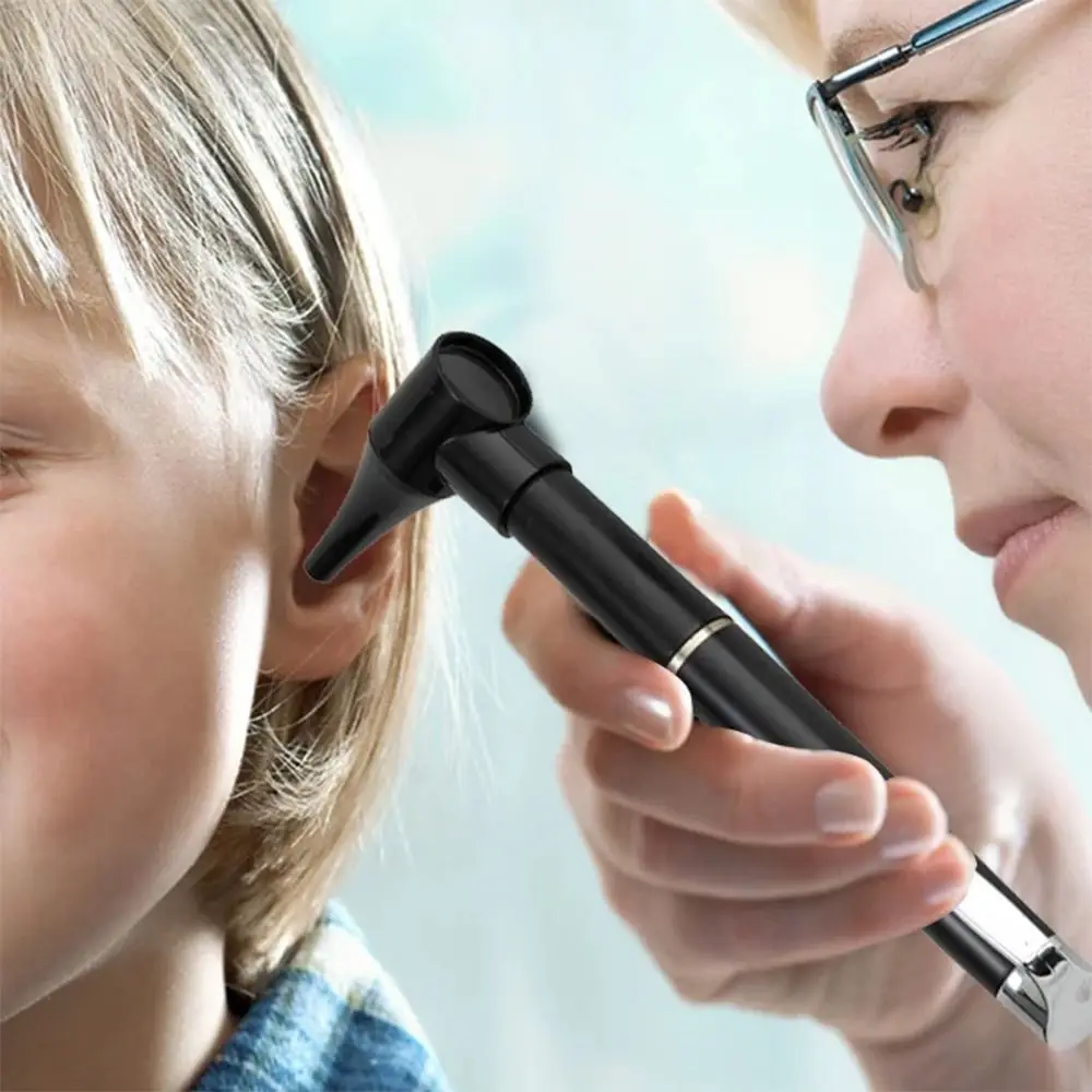 Mini-Diagnose-Otoskop-Set, 5 Spekeln, Vergrößerungslinse – Bild 2
