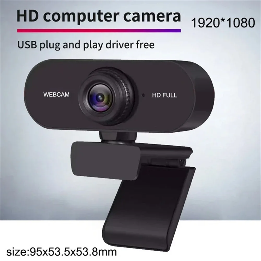 USB-Webcam bis 2K mit Mikrofon und Abdeckung – Bild 2