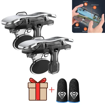 X8 Handys piel Trigger für Pubg Phone Gaming 6 Finger Trigger empfindliche Shoot Phone Game Trigger l1 r1 Ziel