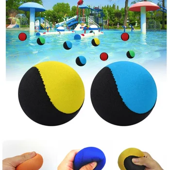 Langlebige 5,5 cm tpr elastische Kugel Wasser Bouncing Ball Wasser Surf Spiel Spielzeug Sommer Strand ball