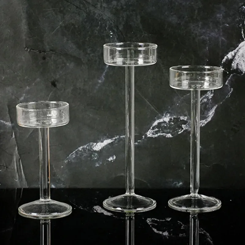 【Hochwertiger Kerzenhalter aus Kristallglas】Minimalistischer – Bild 6